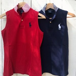 Polo Ralph Lauren Sleeveless Collared Shirts